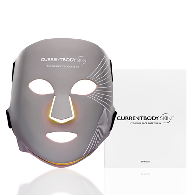 CurrentBody Skin LED Multilight Mask & Face Hydrogels (10 Pack) – image 1